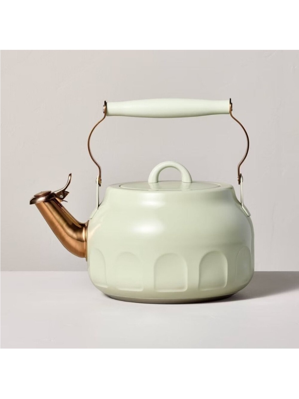 2qt Stainless Steel Teapot Serene Green - Hearth & Hand with Magnolia NEW